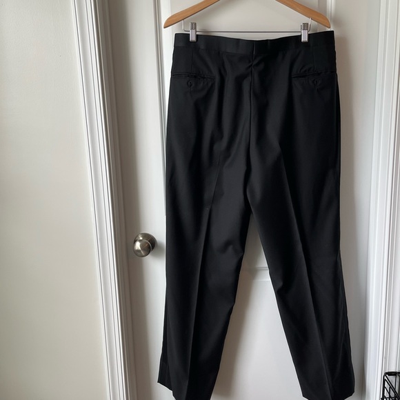 Brooks Brothers 1818 Black Tuxedo Pants Traditional Fit - Picture 3 of 5